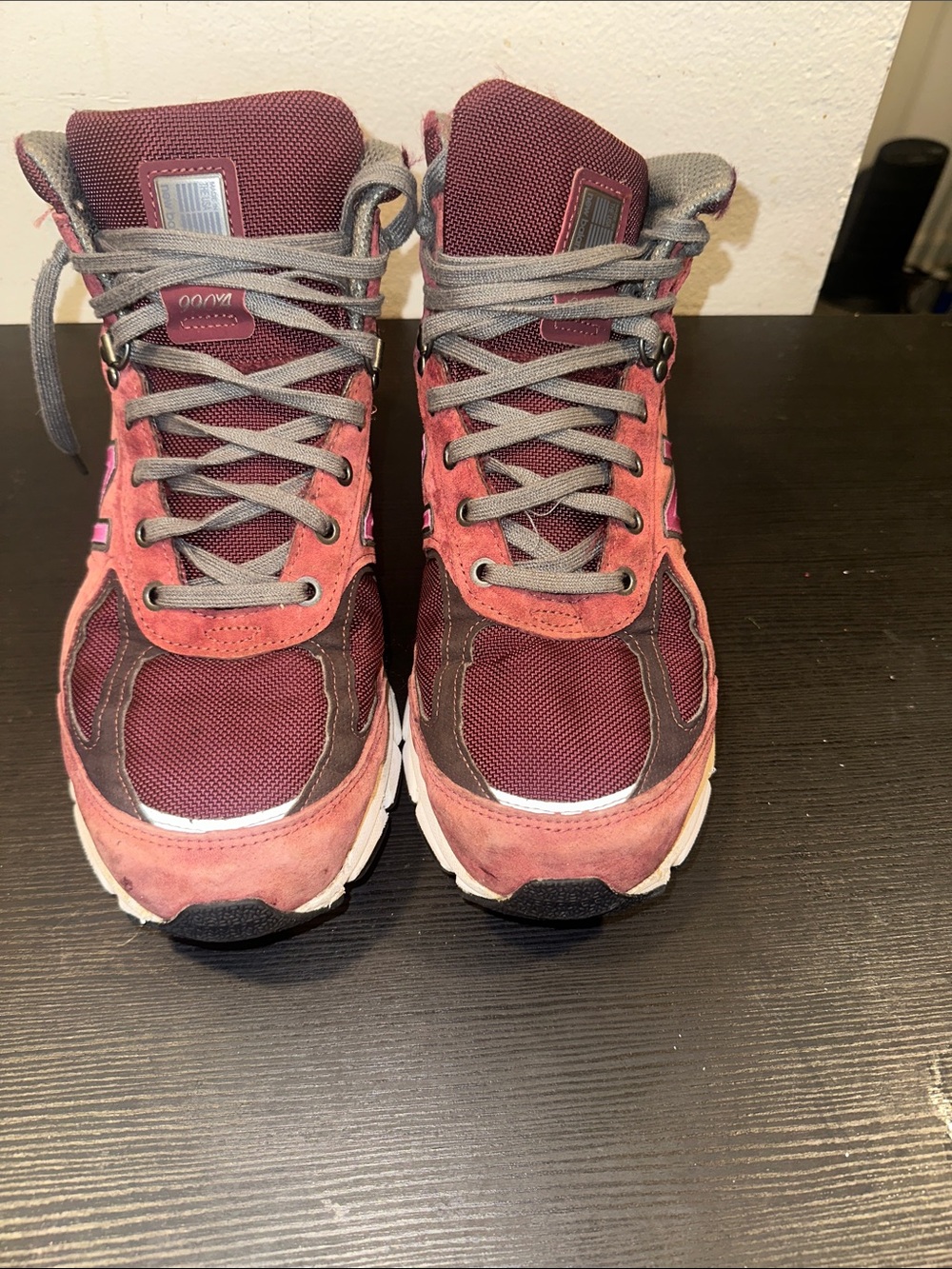 New Balance Burgundy and Pink Men's Running Shoes